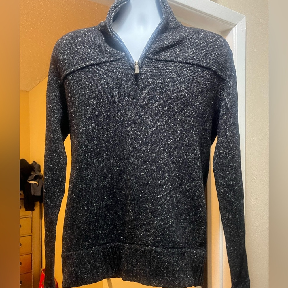 Billy Reid Men's Sweater 1/2 Zip Long Sleeve
